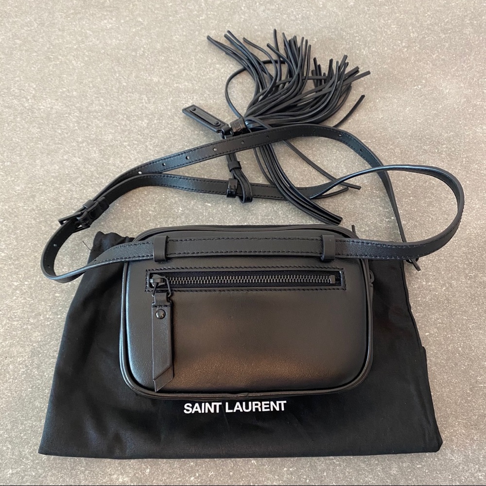 SOLD Authentic New Saint Laurent calfskin belt bag - Picture 2 of 8